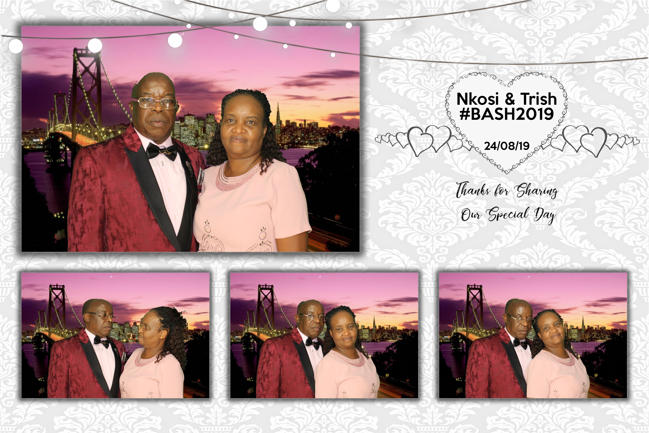 Nkosi & Trish's Wedding  | View more photos from the event at images.mobile-photo-booth.com/u/MobilePhotoBoothUK/Nkosi-Trishs-Wedding